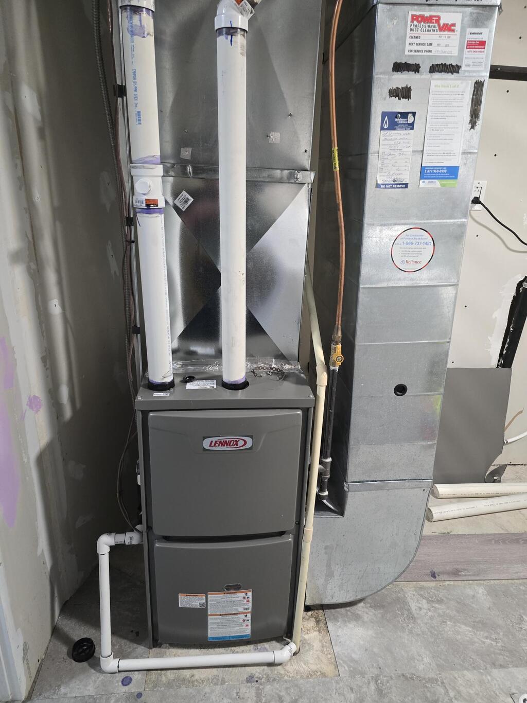 New gas heating equipment installed by Nith River Gas Services